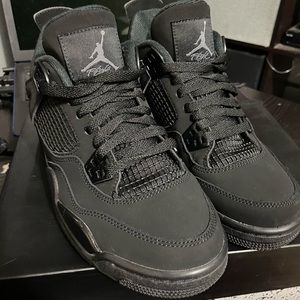 Jordan 4 black cat size 6.5 gs NO INSOLE